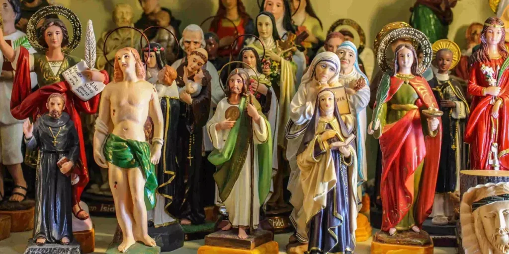 O uso de ícones e imagens na devoção católica