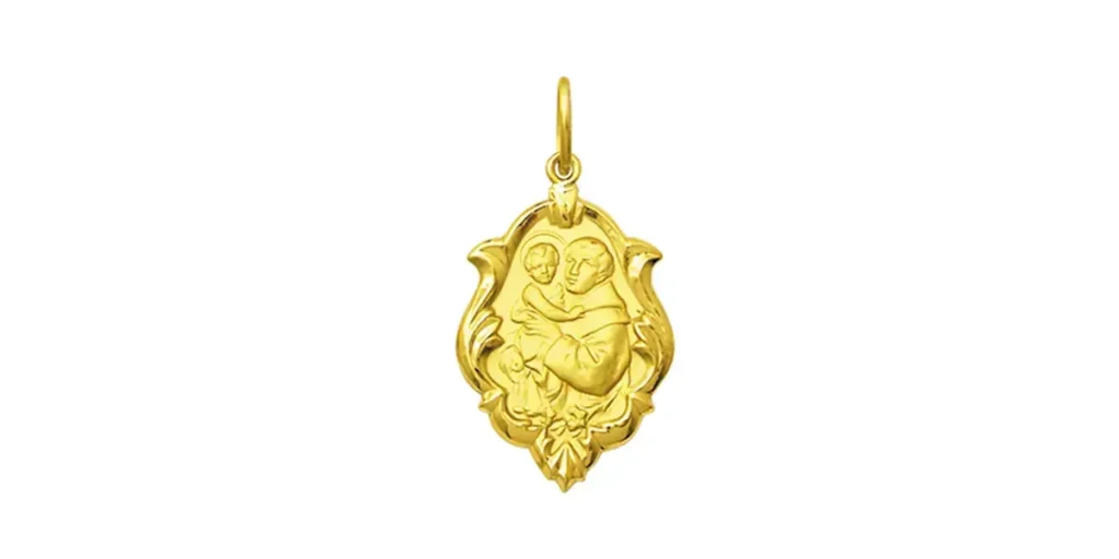 Medalhas de Santo Antônio: Devoção e Proteção em Joias Religiosas.