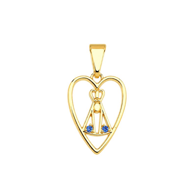 Pingente Nossa Senhora Aparecida Coração
